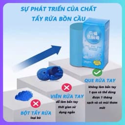 [KH]M1 Set 4 Hộp Thả Bồn Cầu, Viên Tẩy Bồn Cầu Khử Mùi Hôi Diệt Vi Khuẩn 1tuần An Toàn Không Độc Hại 6