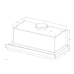Máy Hút Mùi Nhà Bếp Arber 700KH | Thiết Kế Hiện Đại, Khử Mùi Hiệu Quả | Công suất 1400m3/h 8