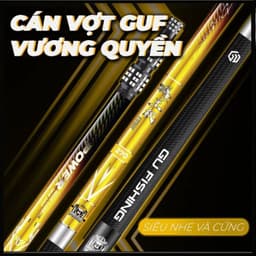 Cán Vợt GUF Vương Quyền Săn Hàng ( Vàng Đen ) 1