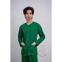 BIGSIZE Bộ bà ba Cate màu xanh lá- Miền tây giá rẻ- Có bộ bà ba Bigsize- Bà ba sỉ toàn quốc, may áo bà ba theo yêu cầu 1