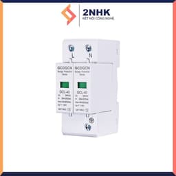 Bảo Vệ Chống Sét lan chuyền 1 pha AC 2P 40KA GECHELE 2