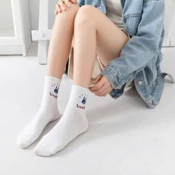 Combo 10 Đôi Tất Unisex Cao Cổ Lucky, Vớ Contton Thoáng Khí Kháng Khuẩn ZepXinh.Store 8
