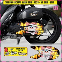 Tem Dán lốc Máy Xe Vario 125/150 Đời 2018 2025 AB 2016 - 2019 5