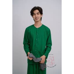 BIGSIZE Bộ bà ba Cate màu xanh lá- Miền tây giá rẻ- Có bộ bà ba Bigsize- Bà ba sỉ toàn quốc, may áo bà ba theo yêu cầu 6