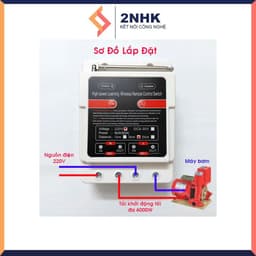Công tắc khiển từ xa 1 pha (Công suất lớn) 6000W 220V 90A có nút học lệnh, xuyên vật cản 400-1000m không cần lắp khởi 7