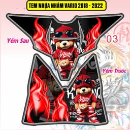 Tem Dán Nhựa Nhám Vario 125-150 2018 - 2022  nhiều mẫu 4