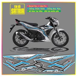tem rời xe raider satria mẫu mới đẹp hót decal 3 lớp không bay màu 9