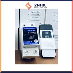 Bộ công tắc điều khiển từ xa công suất lớn 40A và 63A 220V 1km không cần khởi động từ 9