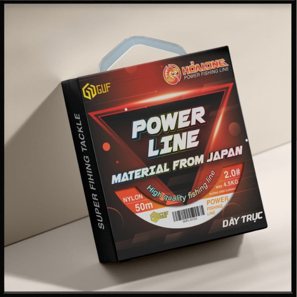 Dây Câu GUF Hỏa Long 50m Chính Hãng