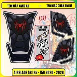 Tem Dán Nắp Xăng Tem Gác chân Em Bé AB 2020 - 2025  ( LƯU Ý  : AB 2026 DÁN KHÔNG VỪA )Tem AB Mẫu Mới Cực Chất Mẫu Mới 7