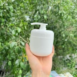 [Combo 10] Hũ nhựa HDPE 300g màu trắng, có vòi nhấn, dùng để đựng và bảo quản kem body 2