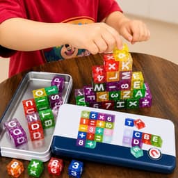 Đồ Chơi Nam Châm Xếp Hình Block Chữ Cái Và Chữ Số 40 Chi Tiết Kèm Hộp Thiếc – Bộ Đồ Chơi Giáo Dục STEM Thông Minh Cho Bé 6