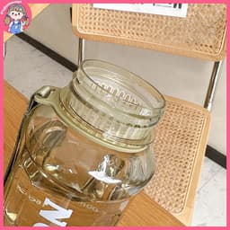 850 / 1000 / 1300ml Bình Nước Dung Tích Lớn Tập Gym Tập Thể Dục Bình Uống Cắm Trại Ngoài Trời Leo Núi Đi Bộ Đường Dài Thể Thao Thời Trang Ấm Siêu Tốc 5