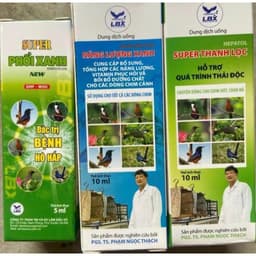 Trị bệnh hô hấp cho chim cảnh Super Phổi Xanh-Lâm Bầu Xô dùng cho tất cả chim cảnh 8