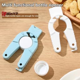 CMinYP 2 Cái Dụng Cụ Mở Chai Đa Năng Nhựa Dụng Cụ Mở Hộp Nước Kẹp Bình Nắp Bình Tẩy Kéo Tab Canh Cho Người Yếu Tay Người Cao Tuổi Vinh Quang 8
