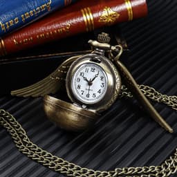Đồng hồ SNITCH Ha.rry Pot.ter kim loại dây chuyền phong cách retro cổ diện sang trọng 7