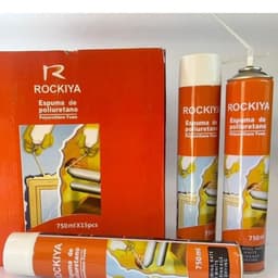 "Keo bọt nở ROCKIYA 750ml - Bọt dày, trắng sáng, khô nhanh, lý tưởng cho mọi công trình." 1
