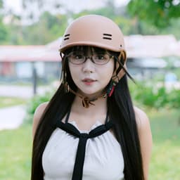 Nón bảo hiểm nửa đầu cá heo ABS an toàn, thiết kế cá tính, freesize cho vòng đầu 52-57cm, phù hợp cả nam và nữ. 8