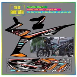TEM RỜI XE SATRIA RAIDER F150 TOKYO HÓT ĐẸP PHỐI ĐỦ MÀU 3
