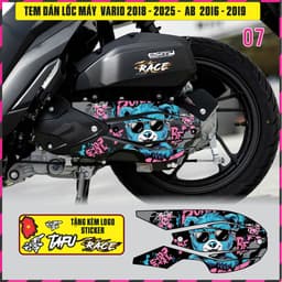 Tem Dán Lốc Máy Xe Vario 125/150 Đời 2018 2025 AB 2016 - 2019 RẤT NHIỀU MẪU 1