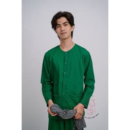 BIGSIZE Bộ bà ba Cate màu xanh lá- Miền tây giá rẻ- Có bộ bà ba Bigsize- Bà ba sỉ toàn quốc, may áo bà ba theo yêu cầu 4