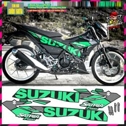 Tem Xe Satria Fi Đẹp Mẫu Zin Phối Các Loại Màu Decal Xịn Tem Satria Raider 7