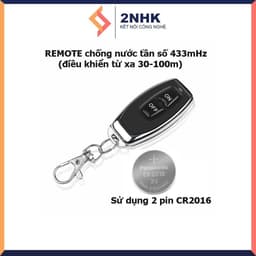 Công tắc điều khiển từ xa cho máy bơm nước 100M 30A Công suất lớn Xuyên tường (3000W)/ điện áp 110V 220V 7