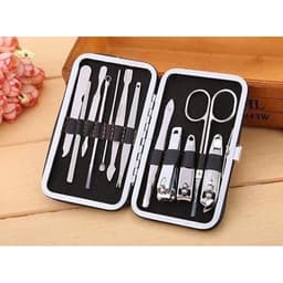 Bộ Chăm Sóc Cá Nhân 12 Món Cao Cấp : Bấm Móng, Kiềm Cắt, Lấy Ráy Tai, Kéo Tỉa Lông Mày – Hộp Da Sang Trọng, Thanh Lịch 5