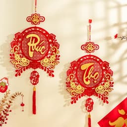Combo Set Ông Thần Tài + 3 Khánh Phúc Lộc Thọ Trang Trí Tết 2026 Trang Trí Nhà Cửa Mang Lại May Mắn Thị Vượng 2