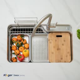 Chậu rửa bát Kluger KF7848FS-DO Plus | Kích thước 78x48cm | Mẫu mới 2026 2