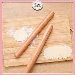 Cán Lăn  Bột /Cây Lăn Bột Bằng Gỗ 30cm 1