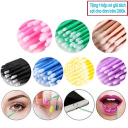 Tăm/Cọ mềm đầu nhỏ dùng trong trang điểm, nail, phun xăm, nối mi 1