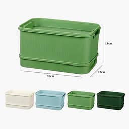 Khay Trồng Giá Đỗ, Trồng Rau Mầm Tại Nhà Không Cần Tưới Nước Hộp Làm Giá Đỗ Cho Dân Văn Phòng AMIZIN 2
