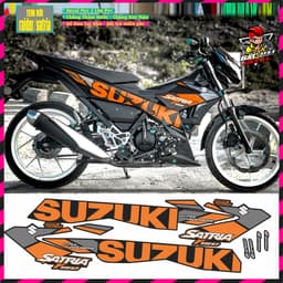 Tem Xe Satria Fi Đẹp Mẫu Zin Phối Các Loại Màu Decal Xịn Tem Satria Raider 3