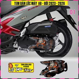 Tem Dán Lốc Máy Xe AB AIRBLADE Đời 2023 Đến 2026. Mẫu Cực Mới Rất Đẹp 3