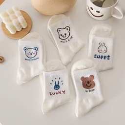 Combo 10 Đôi Tất Unisex Cao Cổ Lucky, Vớ Contton Thoáng Khí Kháng Khuẩn ZepXinh.Store 3