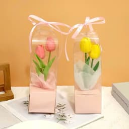🎁 Hộp Mica Đựng Hoa Trong Suốt (Lẻ 1 hôp Không hoa) – Quà Tặng Sang Trọng, Decor Tinh Tế 6
