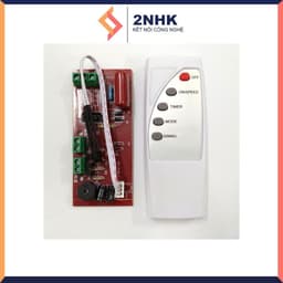 Bộ mạch điều khiển quạt từ xa - Quạt bàn Quạt cheo tường Dễ lắp đặt 6
