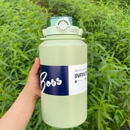 [ HOT Bán Chạy Giá Rẻ + Tặng Túi Giữ Nhiệt ]Bình giữ nhiệt Boss Dung 2L Tặng Kèm Cọ Rửa + Sicker 3D 6