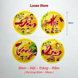 Set Quạt Trang Trí Trung Thu, Tết Cổ Truyền - Set 6 Quạt + Mặt Tết Trung Thu shop Tuấn Bạch sỉ lẻ 8
