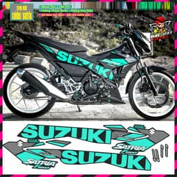 Tem Xe Satria Fi Đẹp Mẫu Zin Phối Các Loại Màu Decal Xịn Tem Satria Raider 6