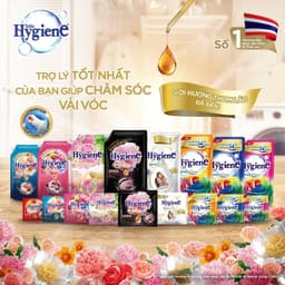 Nước Giặt Đậm Đặc Hygiene 3L Màu Đen, Xanh, Cam, Trắng 4