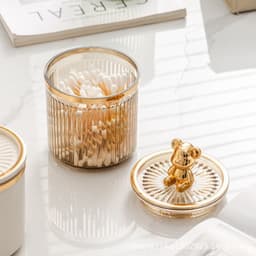 Hộp Đựng Tăm Bông Hộp Bảo Quản Mỹ Phẩm Cotton Hộp Bảo Quản Hộ Gia Đình Cao Cấp Decor ducanh 2
