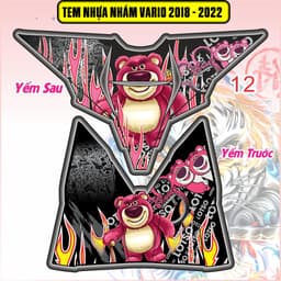 Tem Dán Nhựa Nhám Vario 125-150 2018 - 2022  nhiều mẫu 4