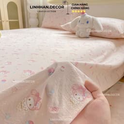 Ga gối giường đũi hàn mẫu mới hot trend 2026 tặng kèm vỏ gối đầu đủ kích cỡ nệm 80cm/1m/m2/m6/m8/2m hàng đũi loại 1 7