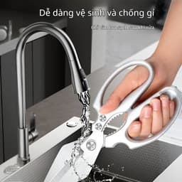 Kéo Nhà Bếp Đa Năng Bằng Thép Không Gỉ Kéo Nấu Ăn Đa Năng Kéo Cắt Xương Vịt, Cá Và Gà Kéo Gia Dụng 6