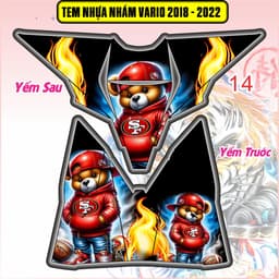 Tem Dán Nhựa Nhám Vario 125-150 2018 - 2022  nhiều mẫu 6