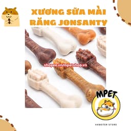Bàn chải - Xương sữa dê JONSANTY mài răng cho hamster thỏ, bọ, sóc, nhím,... 🐹 1