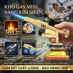 Khò ga mini chống bỏng có thể đảo ngược, dùng để nướng bánh tại nhà, đánh lửa, đốt lông lợn 6