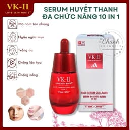 Serum 10 IN 1 Love Skin White VK-II Mờ Nám, Tàn Nhang, Ngừa Mụn, Trắng Da, Chống Lão Hoá 35ml 1